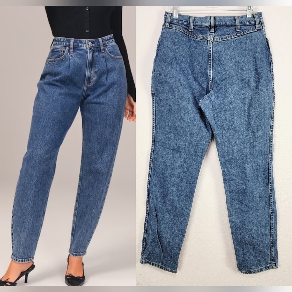 Vintage 80s Wrangler 13MWZ High Rise Straight Leg Jeans Women's "32" USA